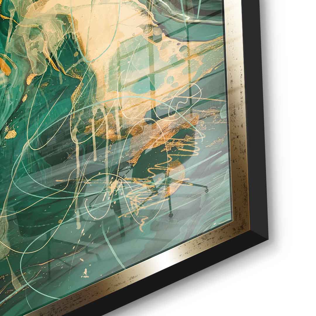Green energy - acrylic glass
