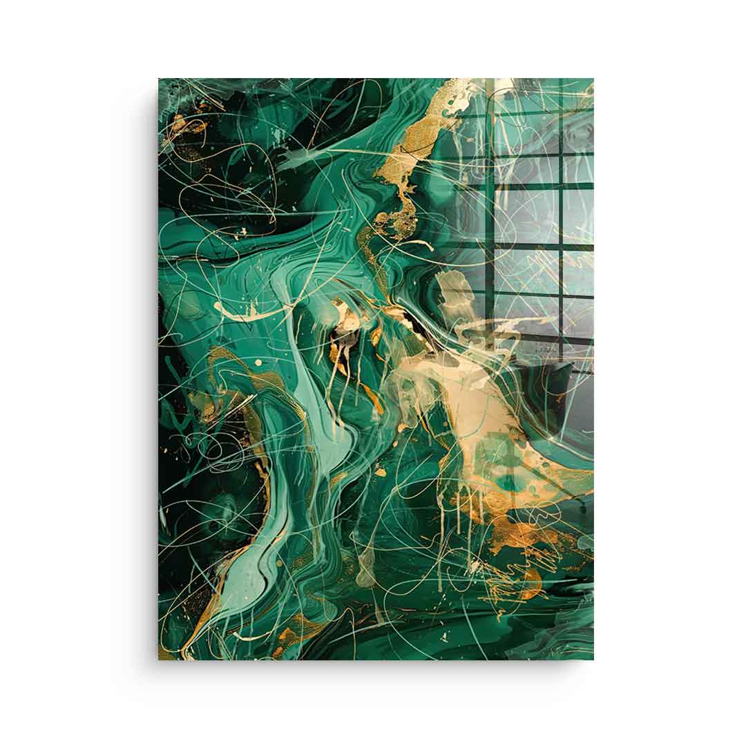 Green energy - acrylic glass