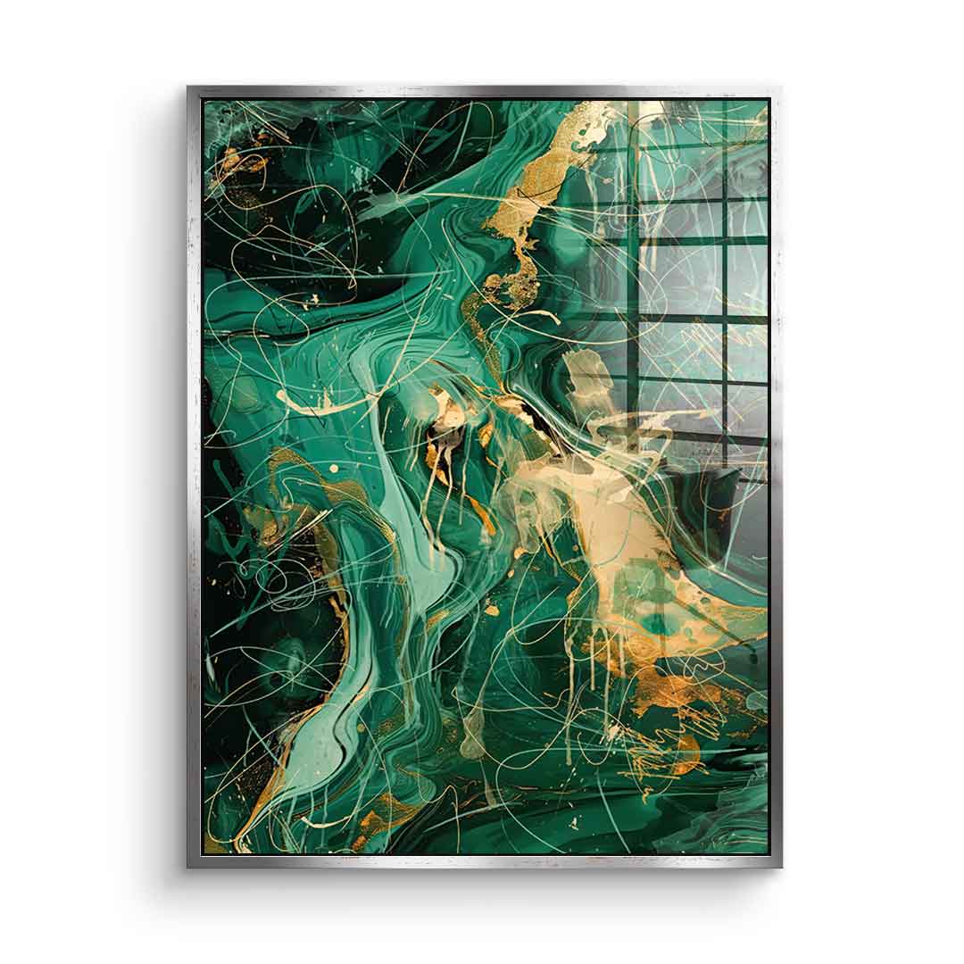 Green energy - acrylic glass