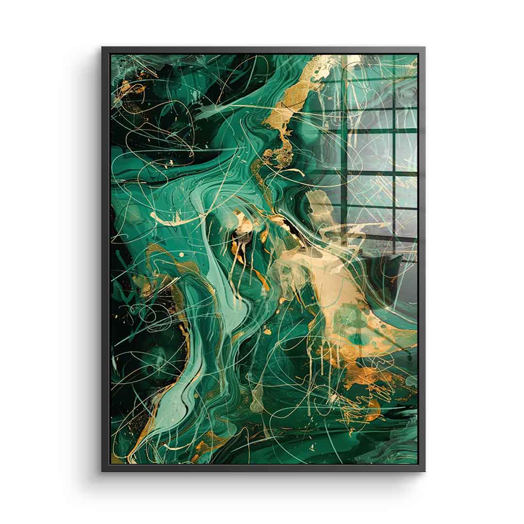 Green energy - acrylic glass