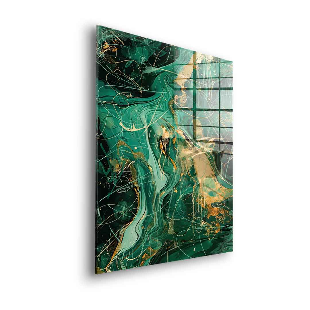 Green energy - acrylic glass