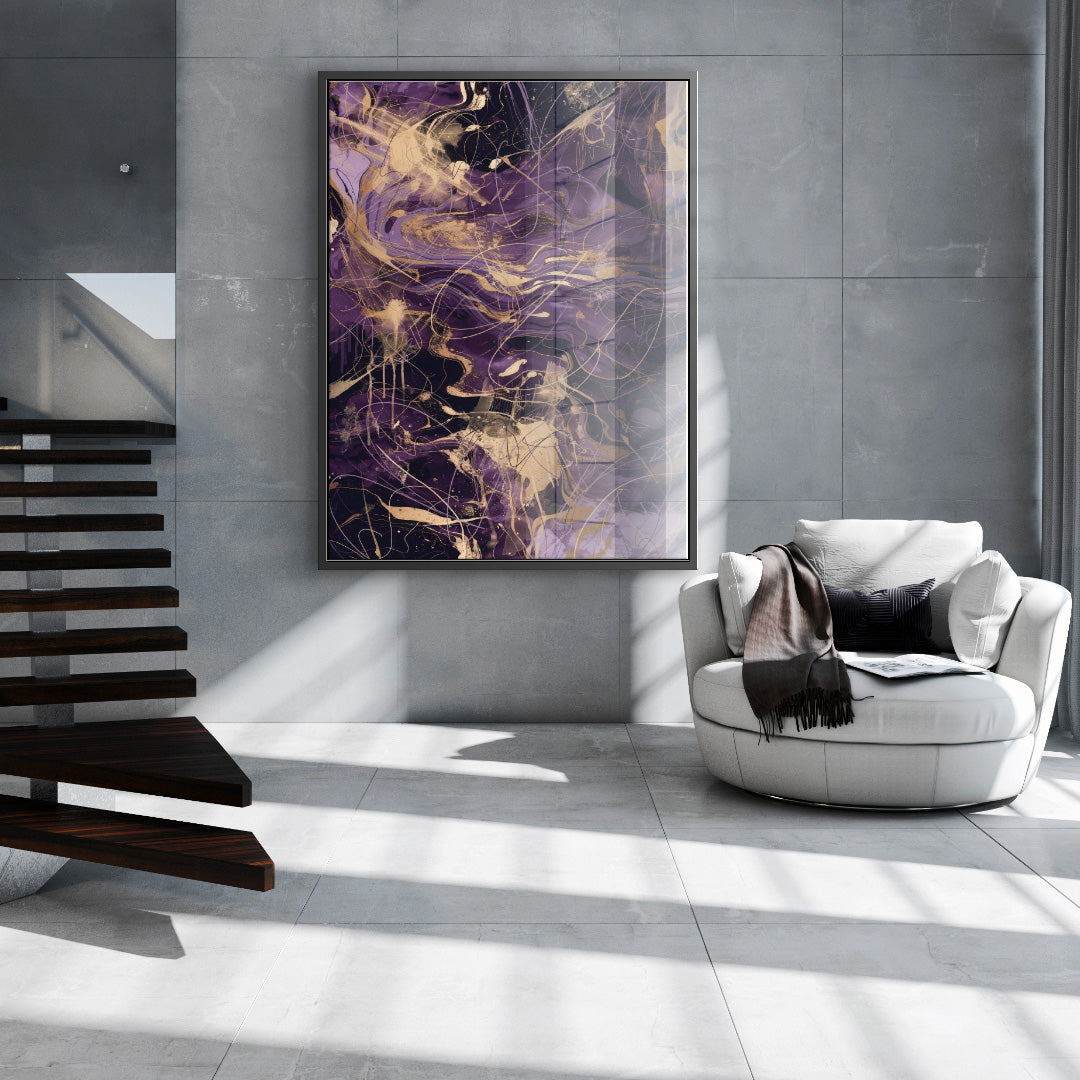 Purple Storm - Acrylglas