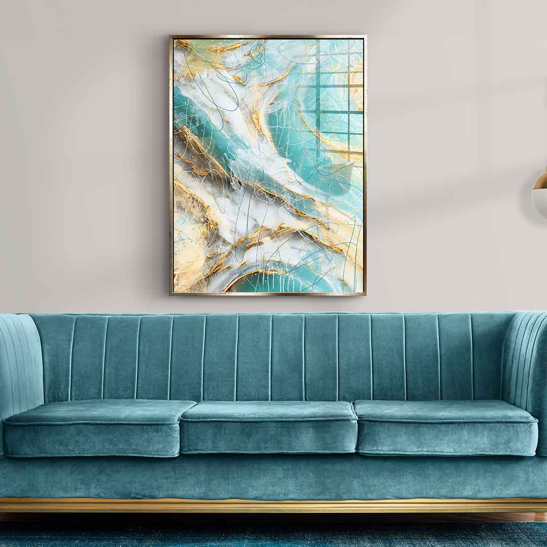 Ocean Tsunami - acrylic glass