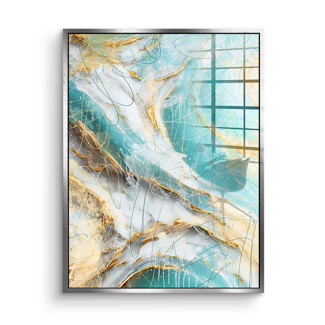Ocean Tsunami - acrylic glass