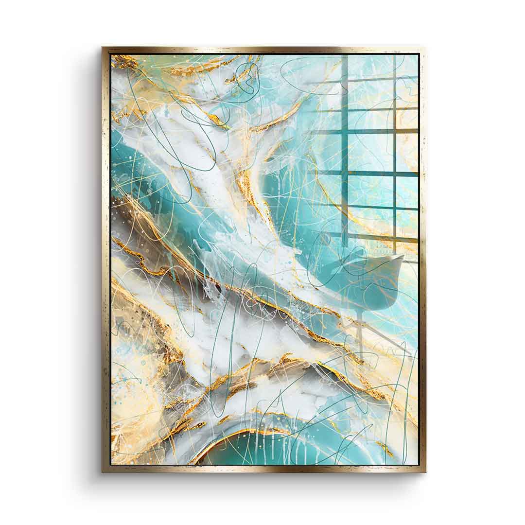 Ocean Tsunami - acrylic glass