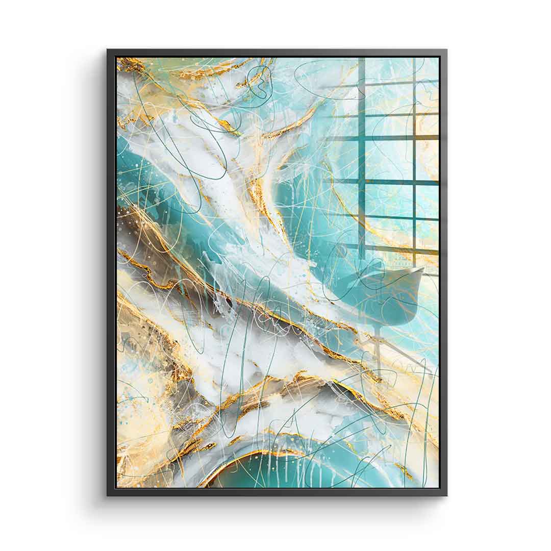 Ocean Tsunami - acrylic glass