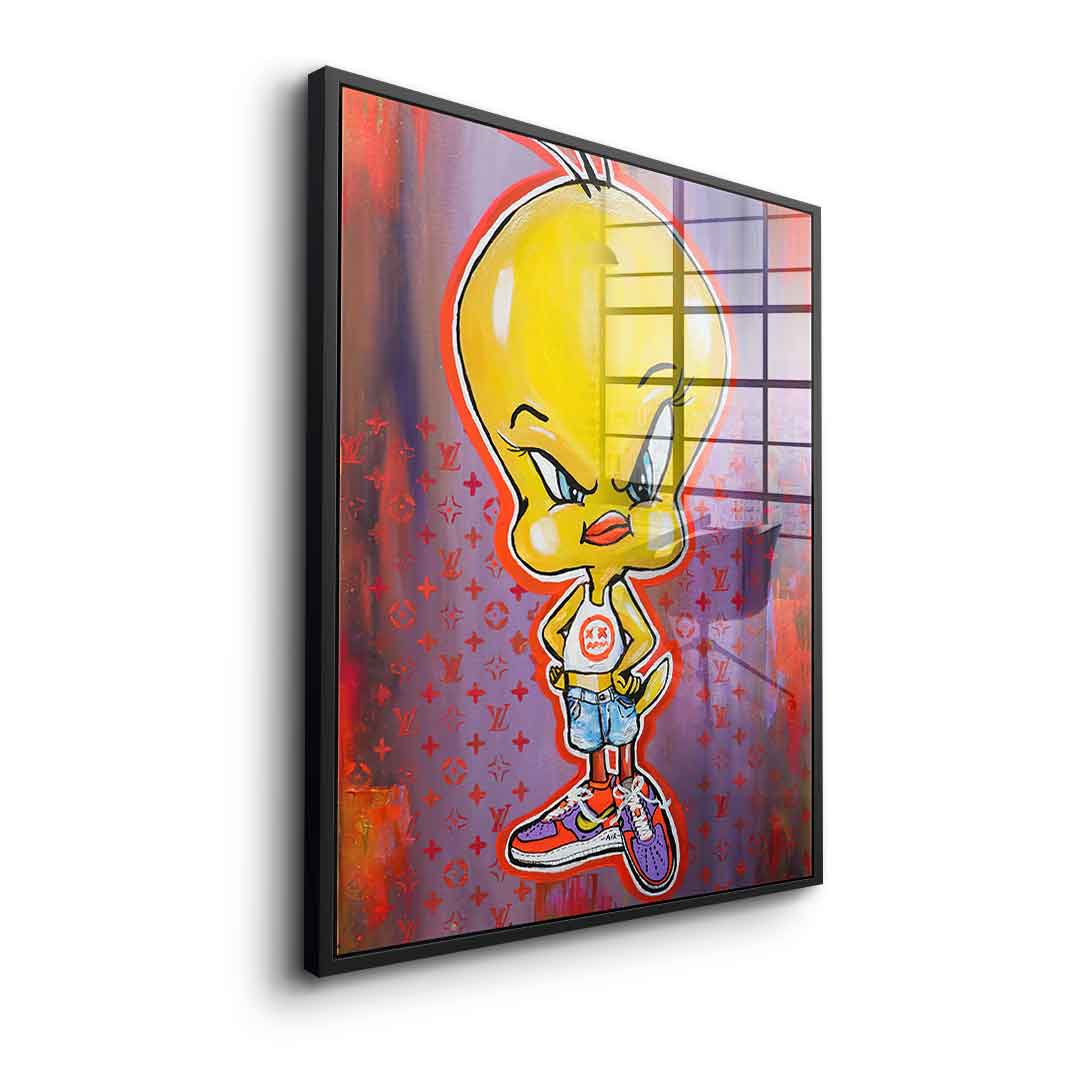 Angry Tweety - Acrylglas