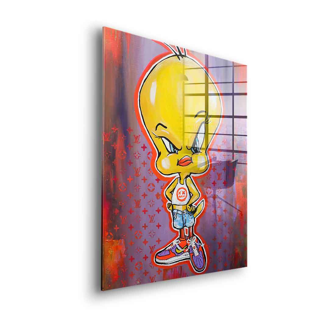 Angry Tweety - Acrylglas