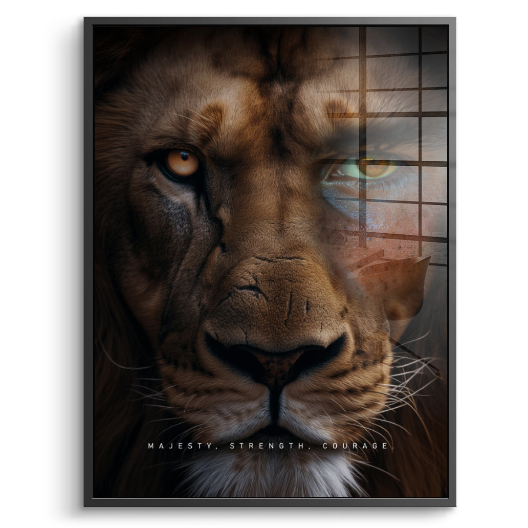 Animal fusion - acrylic glass 4x