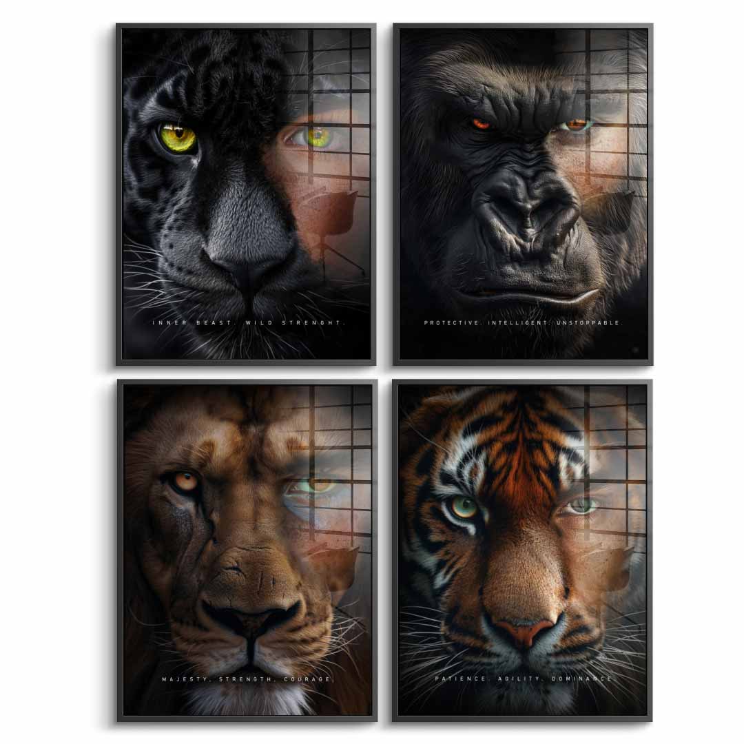 Animal fusion - acrylic glass 4x