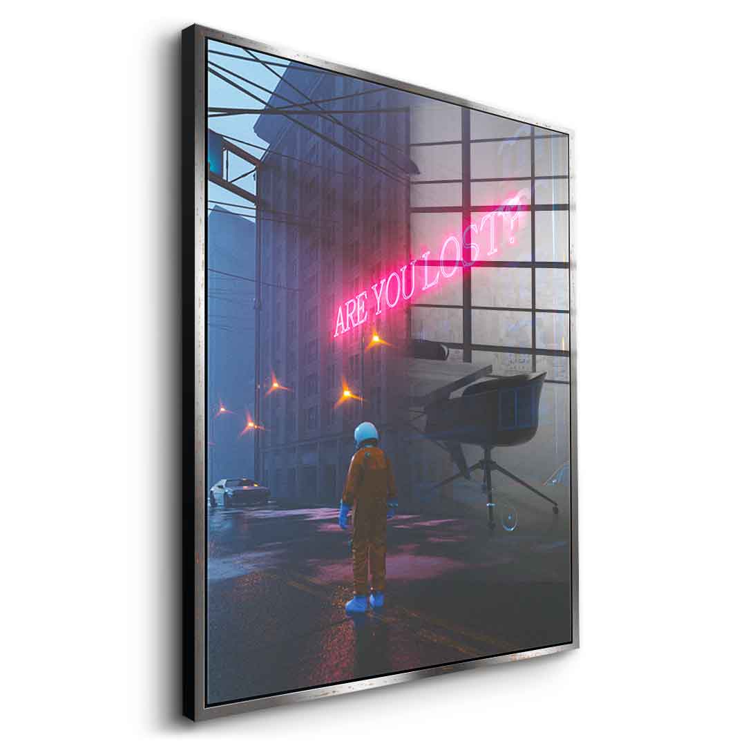 Are you lost - acrylic glass