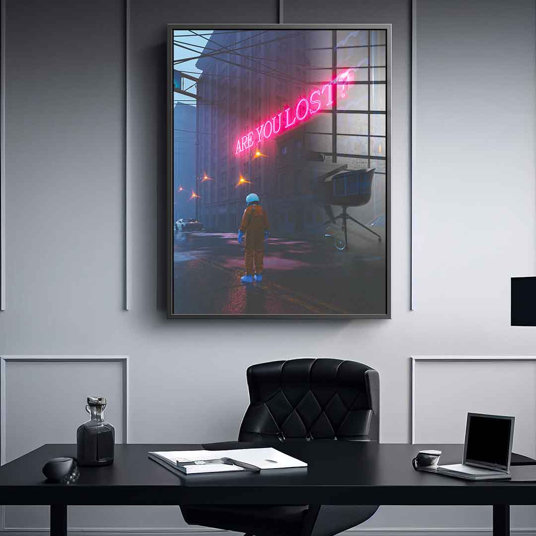Are you lost - acrylic glass