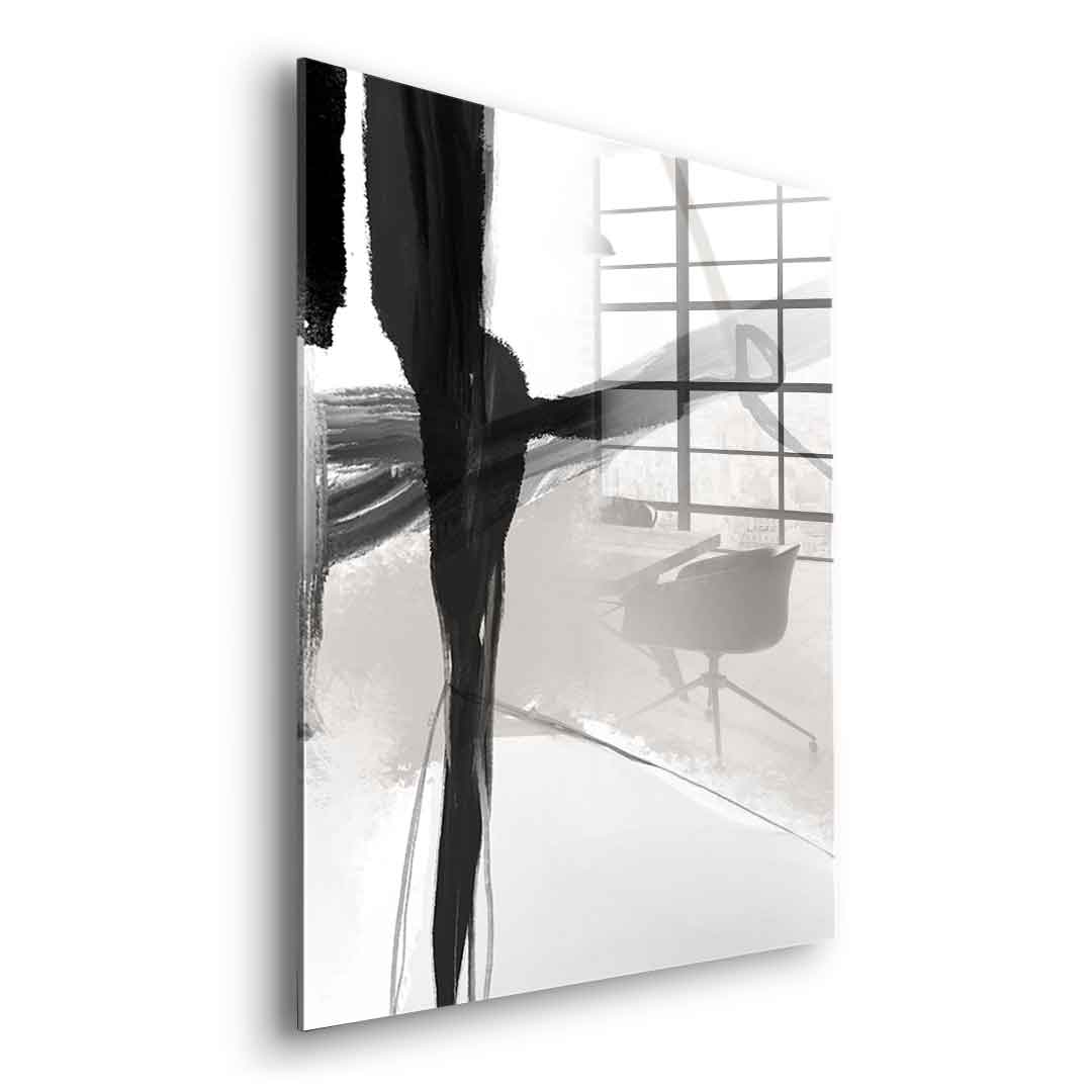 Artistic Brush Strokes - Acrylglas