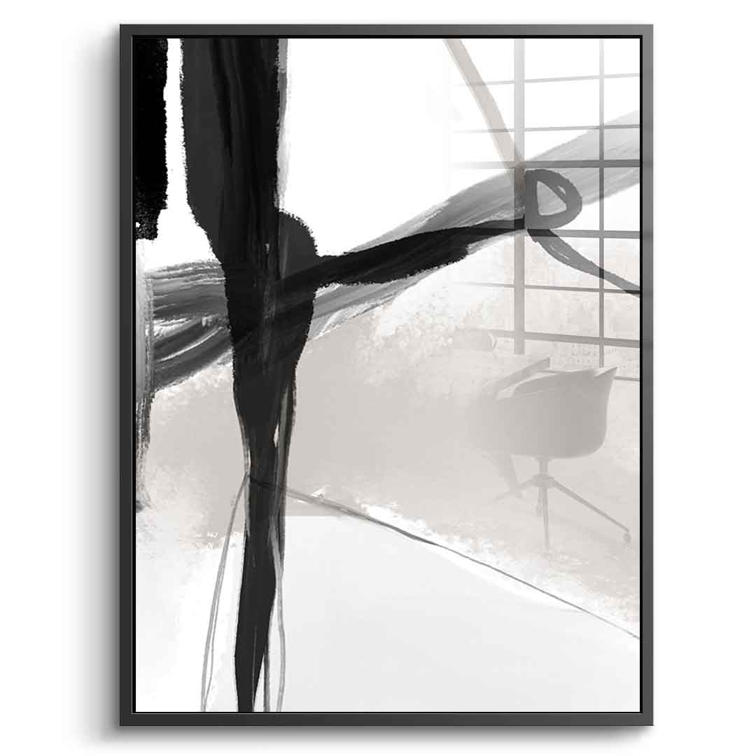 Artistic Brush Strokes - Acrylglas
