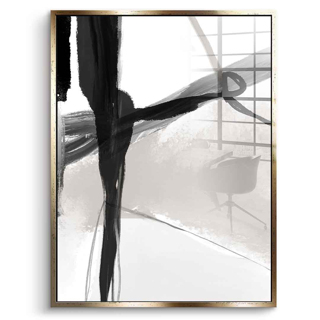 Artistic Brush Strokes - Acrylglas