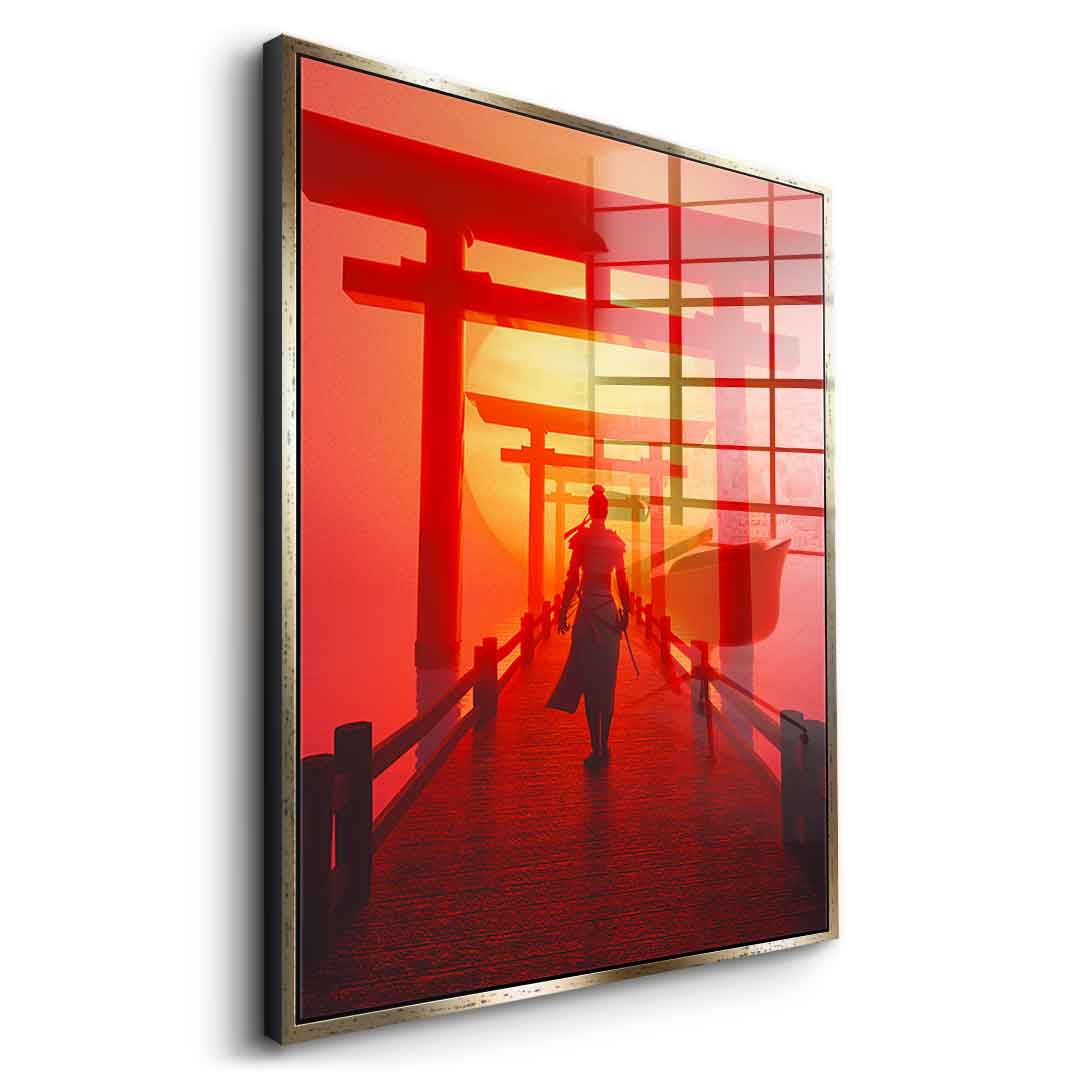 At the gates - acrylic glass