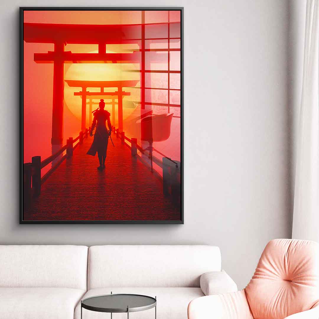 At the gates - acrylic glass