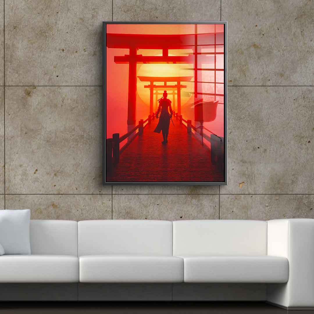 At the gates - acrylic glass