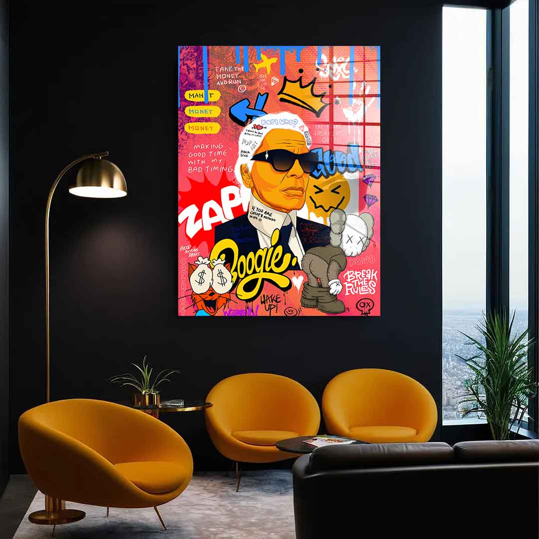 Badass Karl Who - Acrylglas