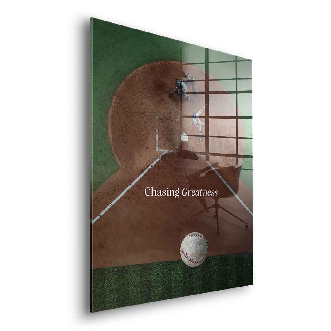 Chasing Greatness #baseball - acrylic glass