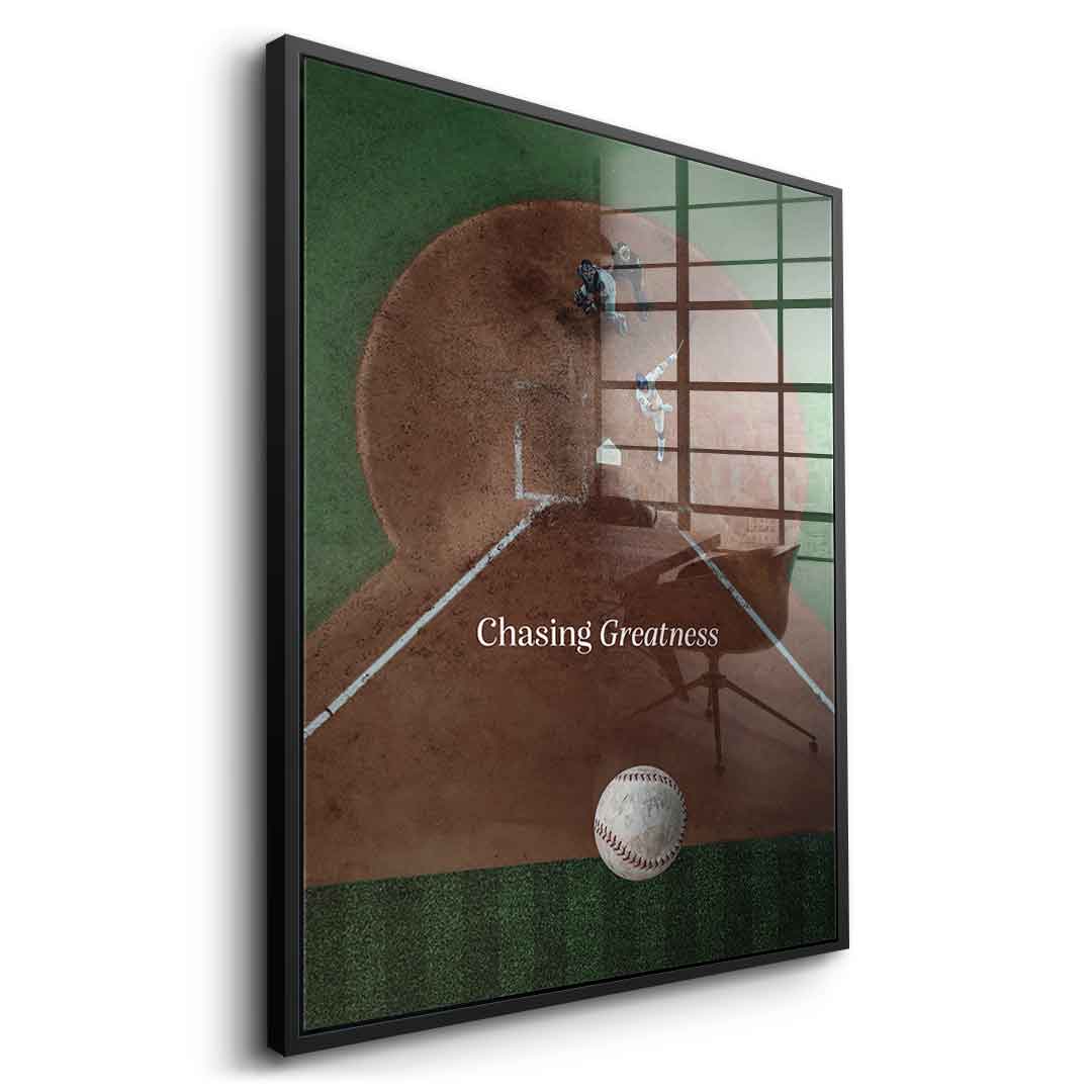 Chasing Greatness #baseball - acrylic glass