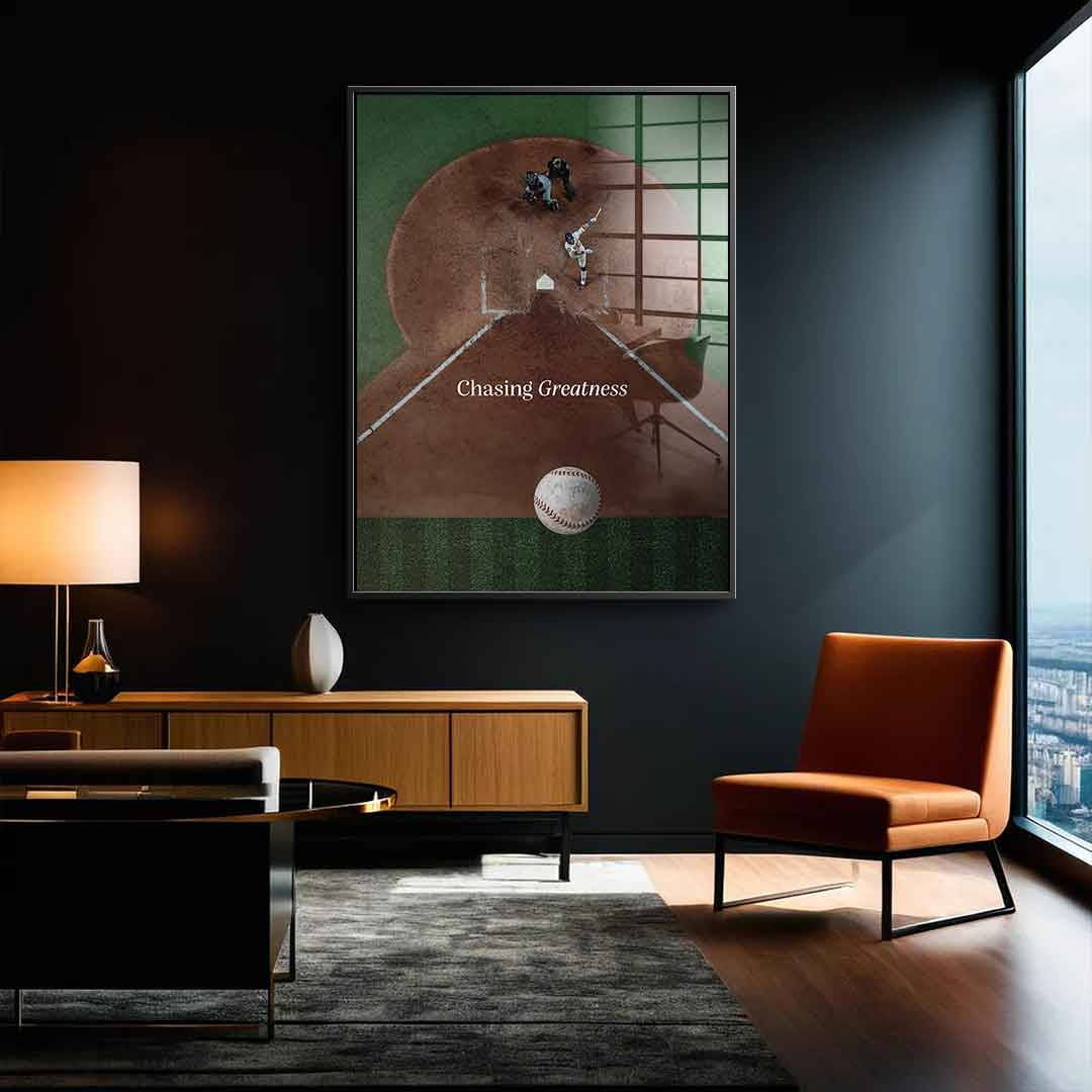 Chasing Greatness #baseball - acrylic glass