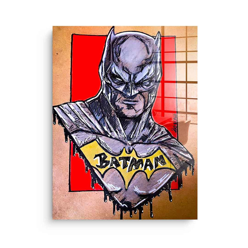 Night fighters Drawing - acrylic glass