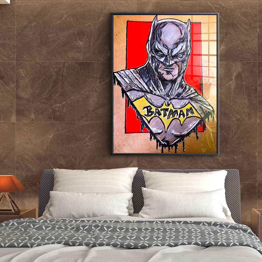Nachtkämpfer Drawing - Acrylglas