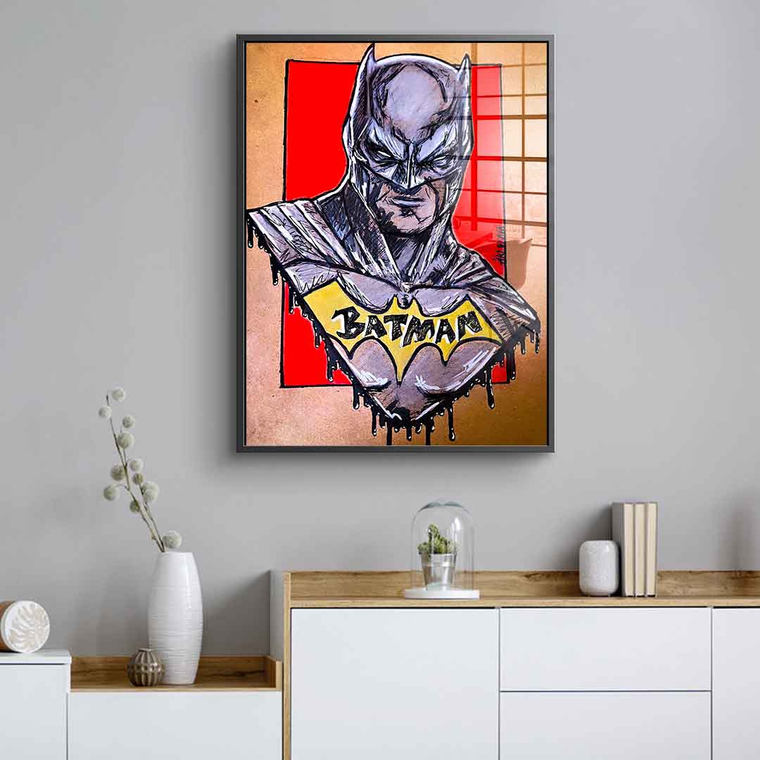 Nachtkämpfer Drawing - Acrylglas