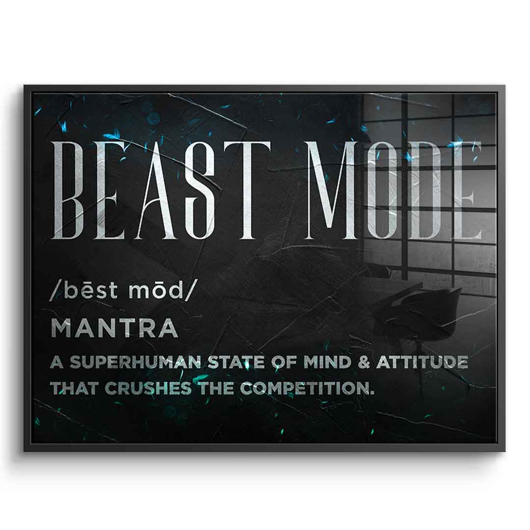 Beast Mode - Acrylglas