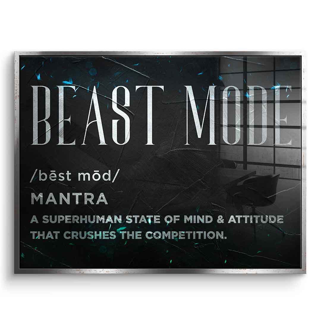 Beast Mode - Acrylglas
