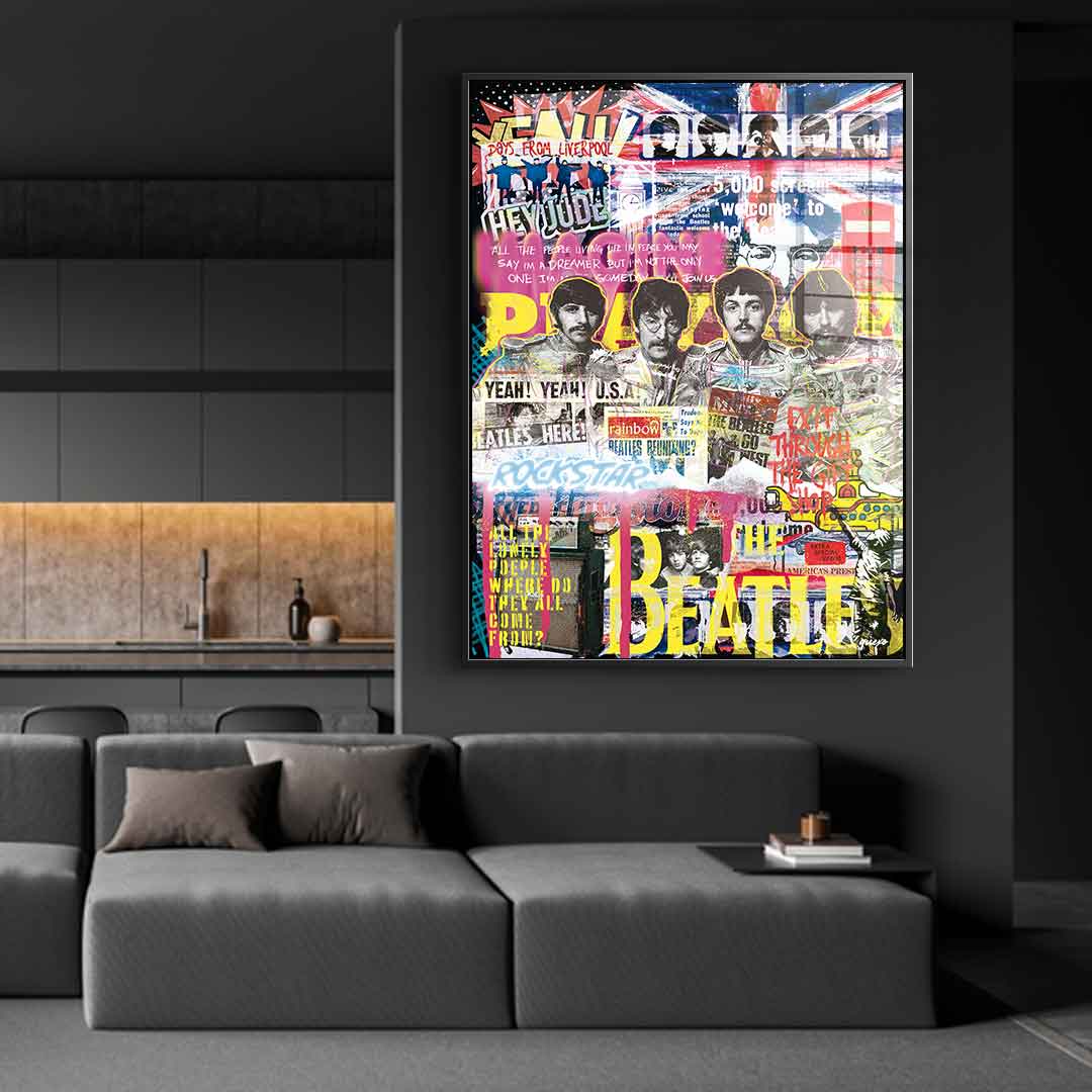 Beatles-Novo - Acrylglas