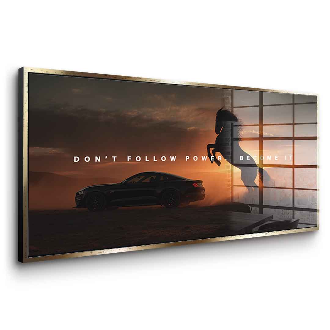 Become Power ( Ford Mustang ) - Acrylglas