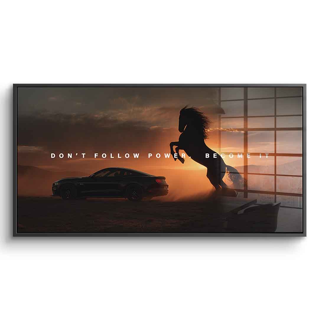Become Power ( Ford Mustang ) - Acrylglas