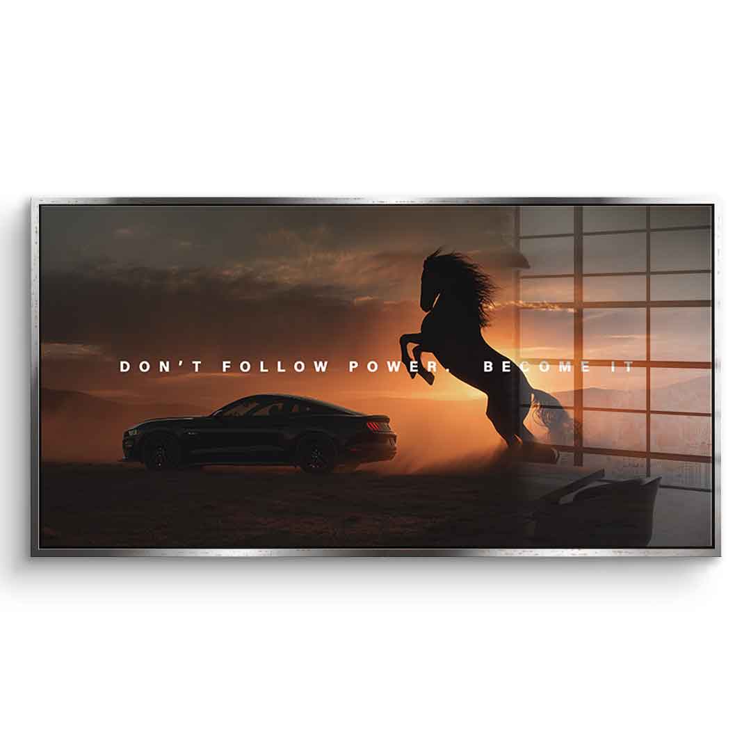 Become Power ( Ford Mustang ) - Acrylglas