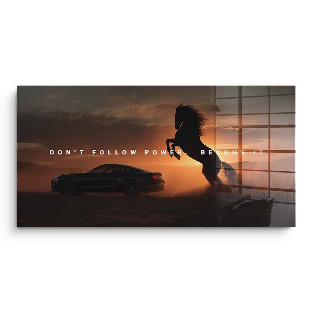 Become Power ( Ford Mustang ) - Acrylglas
