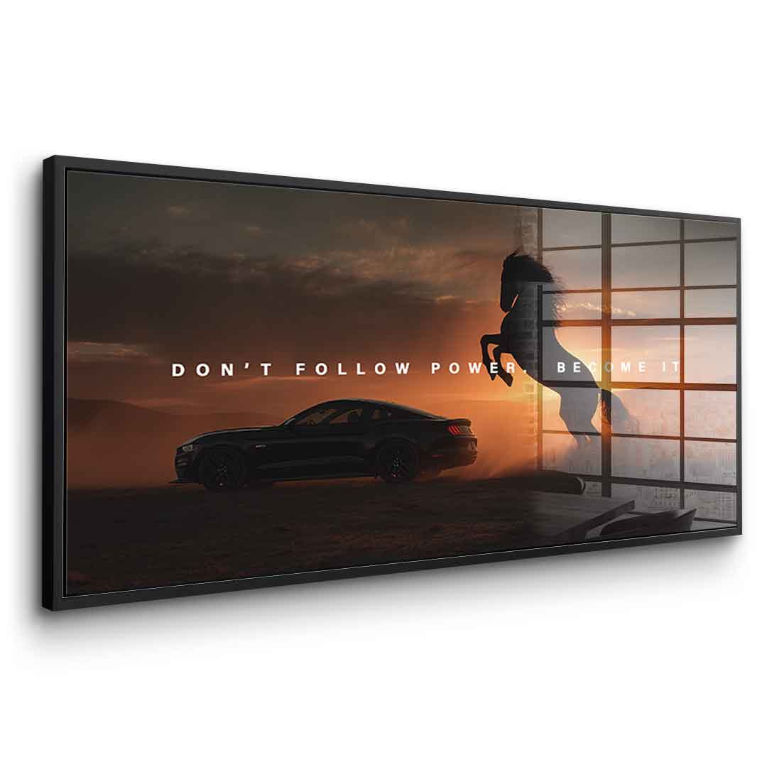 Become Power ( Ford Mustang ) - Acrylglas