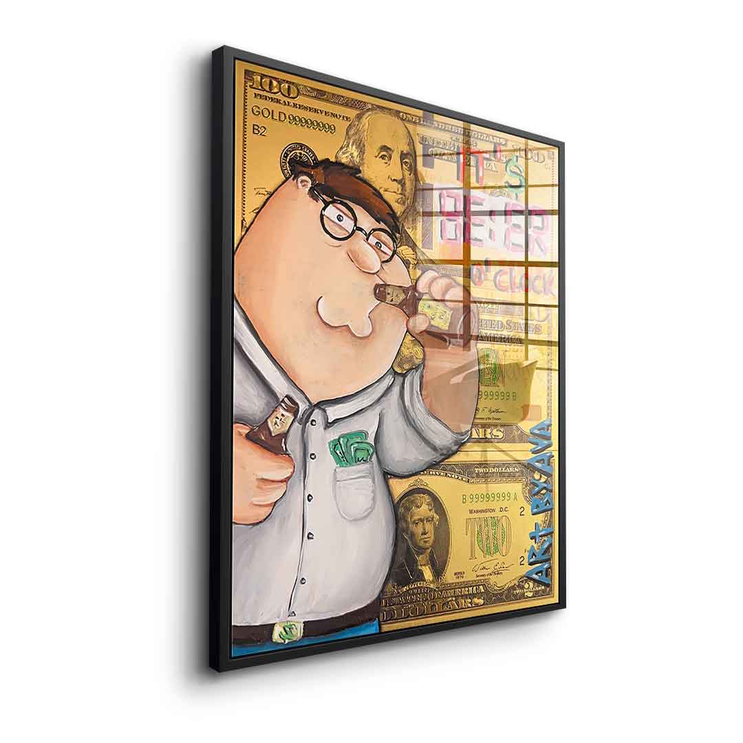 Beer O'Clock - acrylic glass