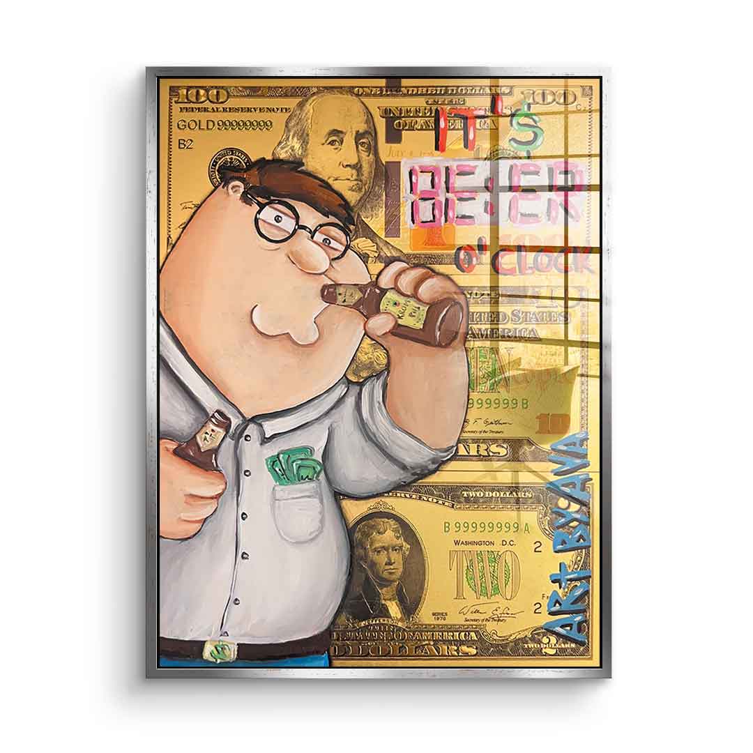 Beer O'Clock - acrylic glass