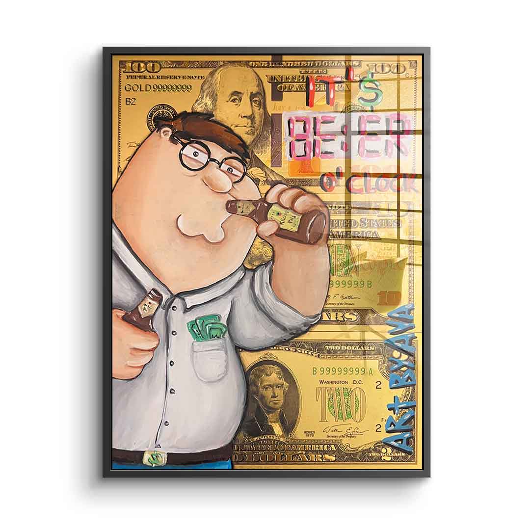 Beer O'Clock - acrylic glass