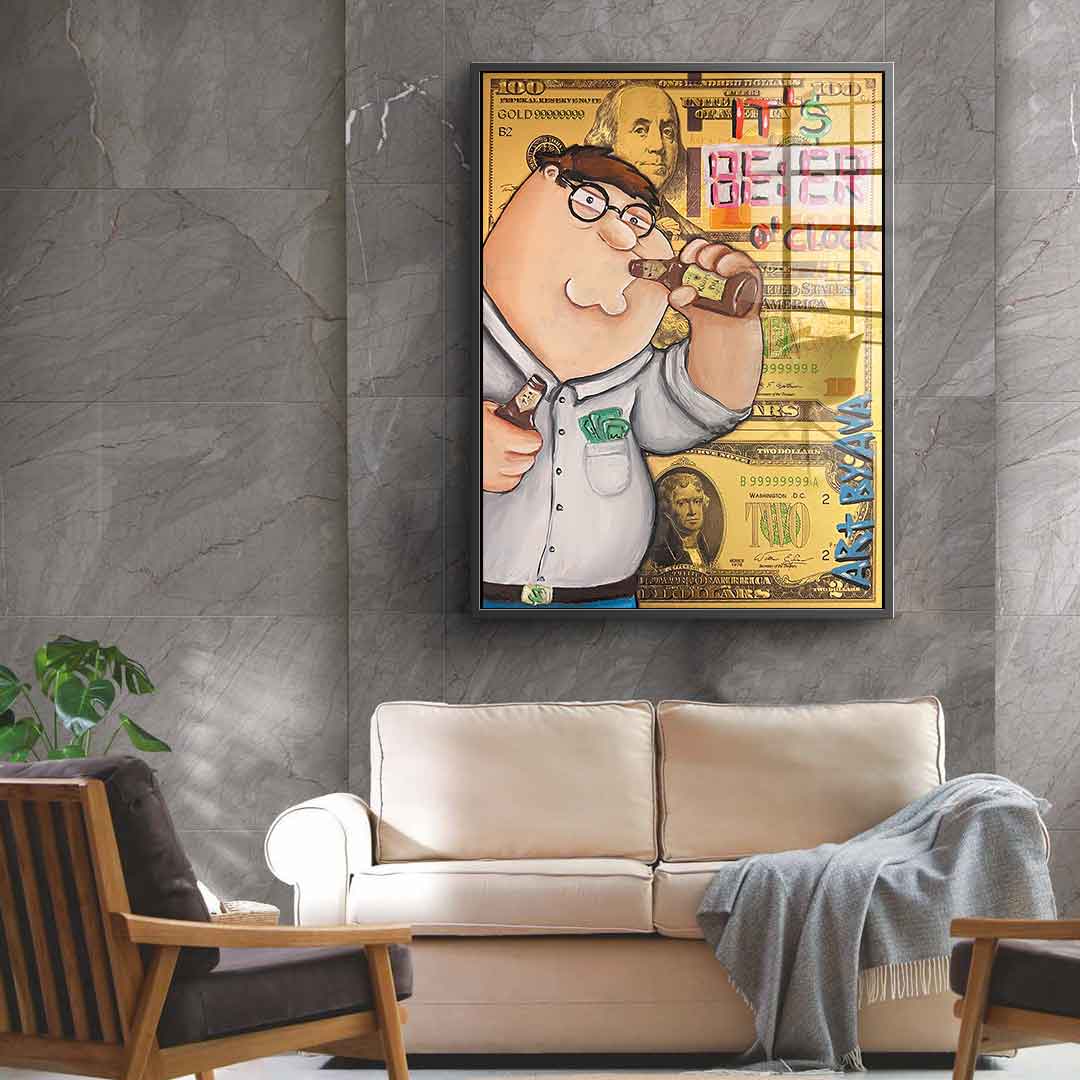 Beer O'Clock - acrylic glass