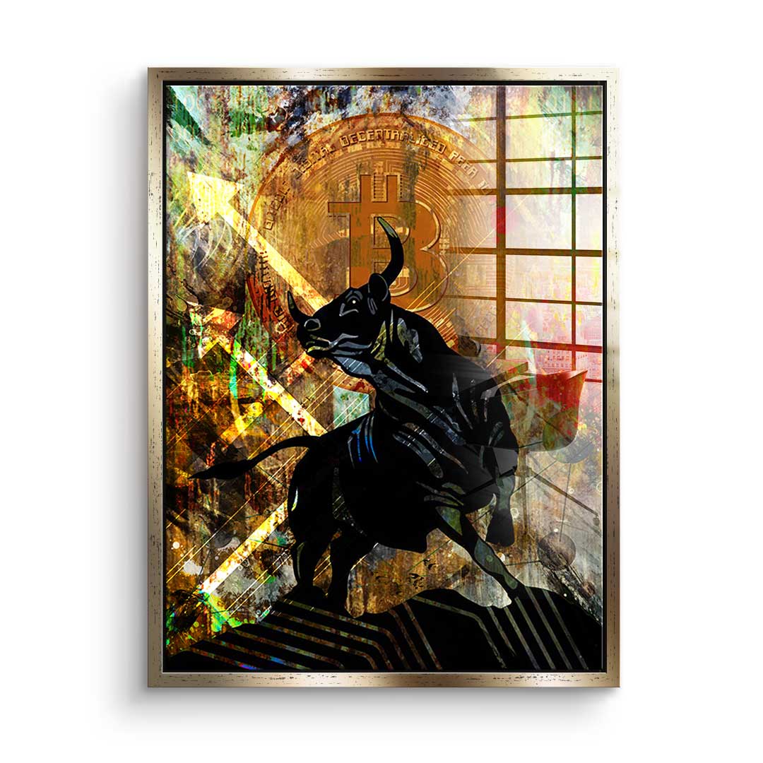 Bitcoin King - Acrylglas
