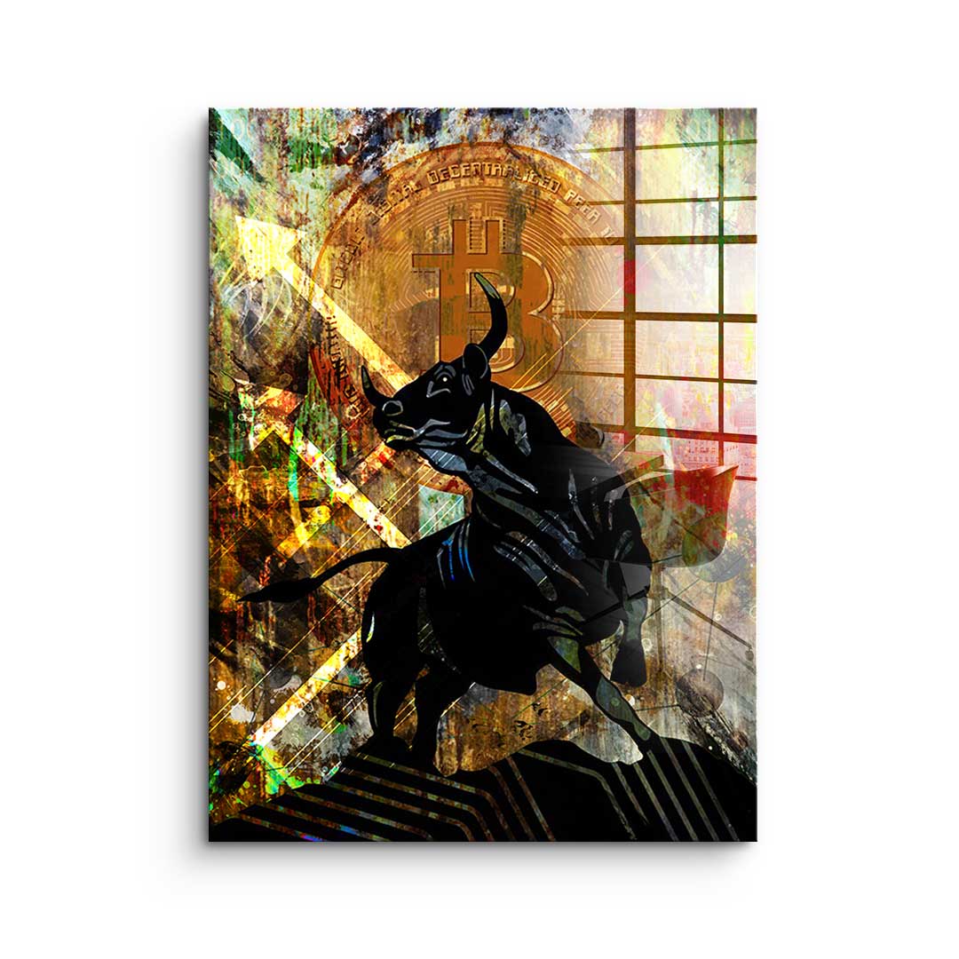 Bitcoin King - Acrylglas
