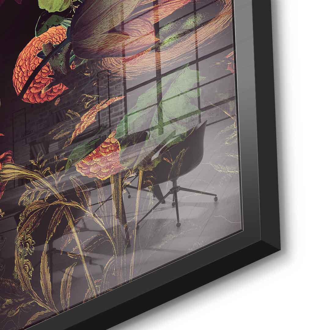 Bloom Skull - Acrylglas