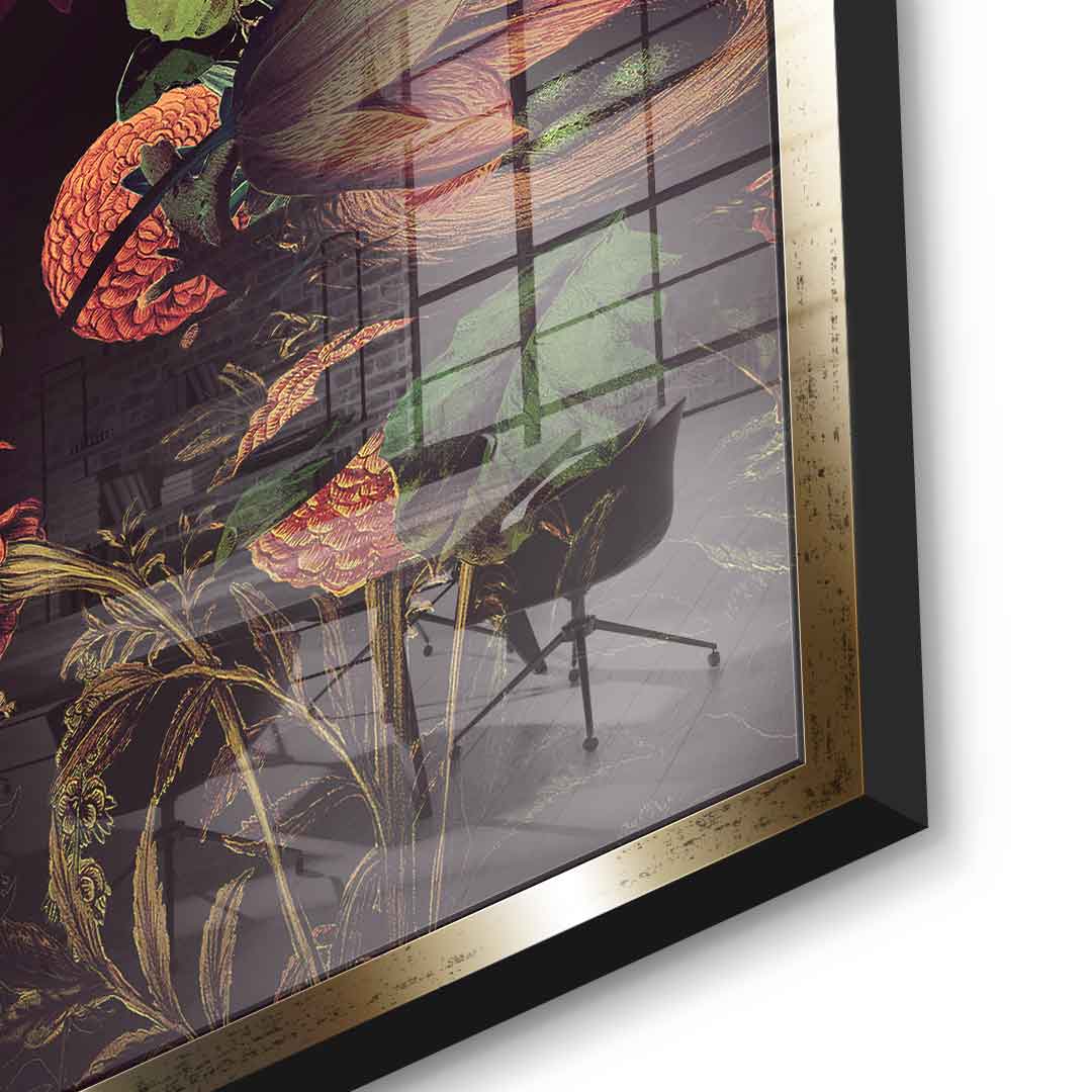 Bloom Skull - Acrylglas