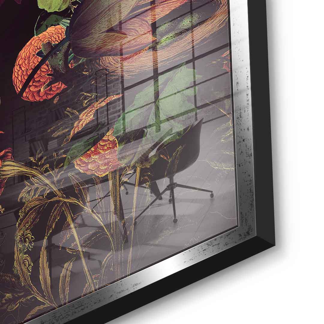 Bloom Skull - Acrylglas