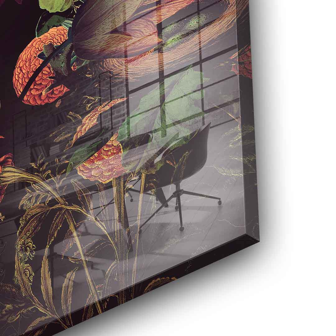 Bloom Skull - Acrylglas