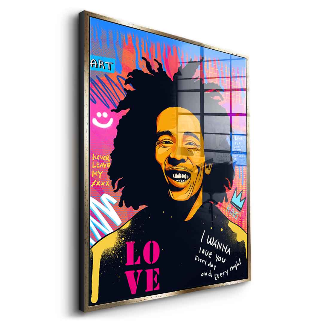 Reggae king - acrylic glass