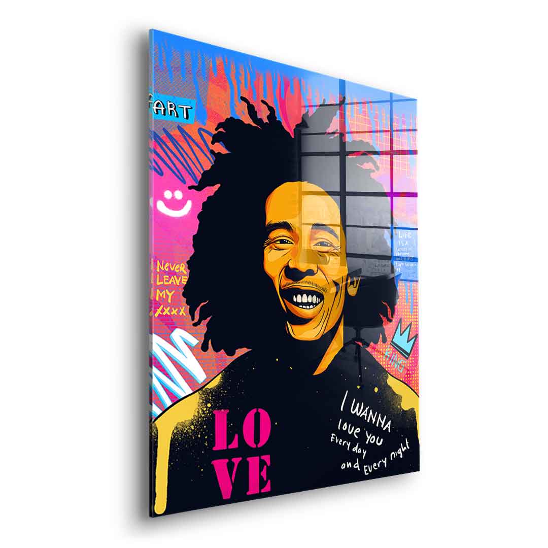 Reggae king - acrylic glass