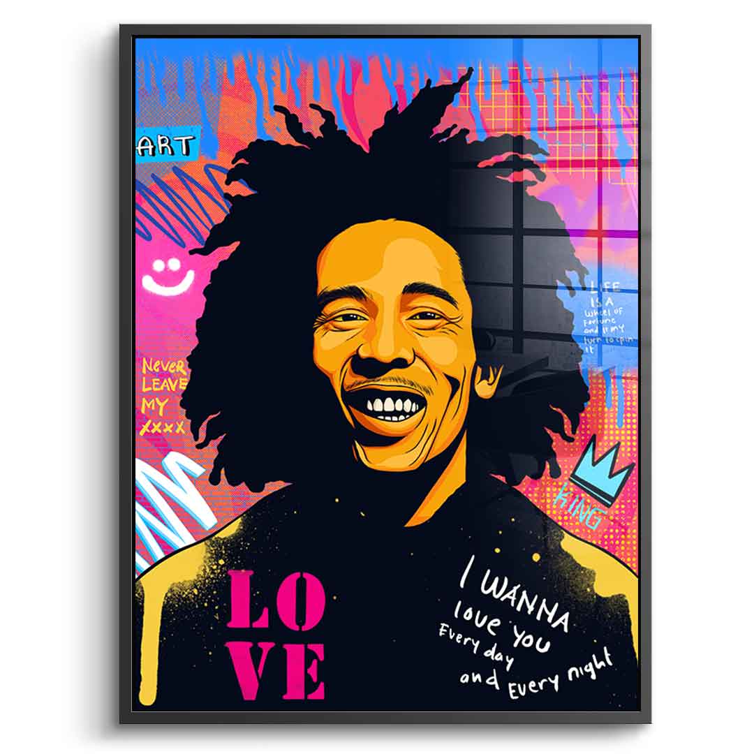 Reggae king - acrylic glass